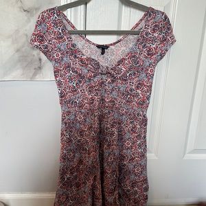 super cute flowy tie dress